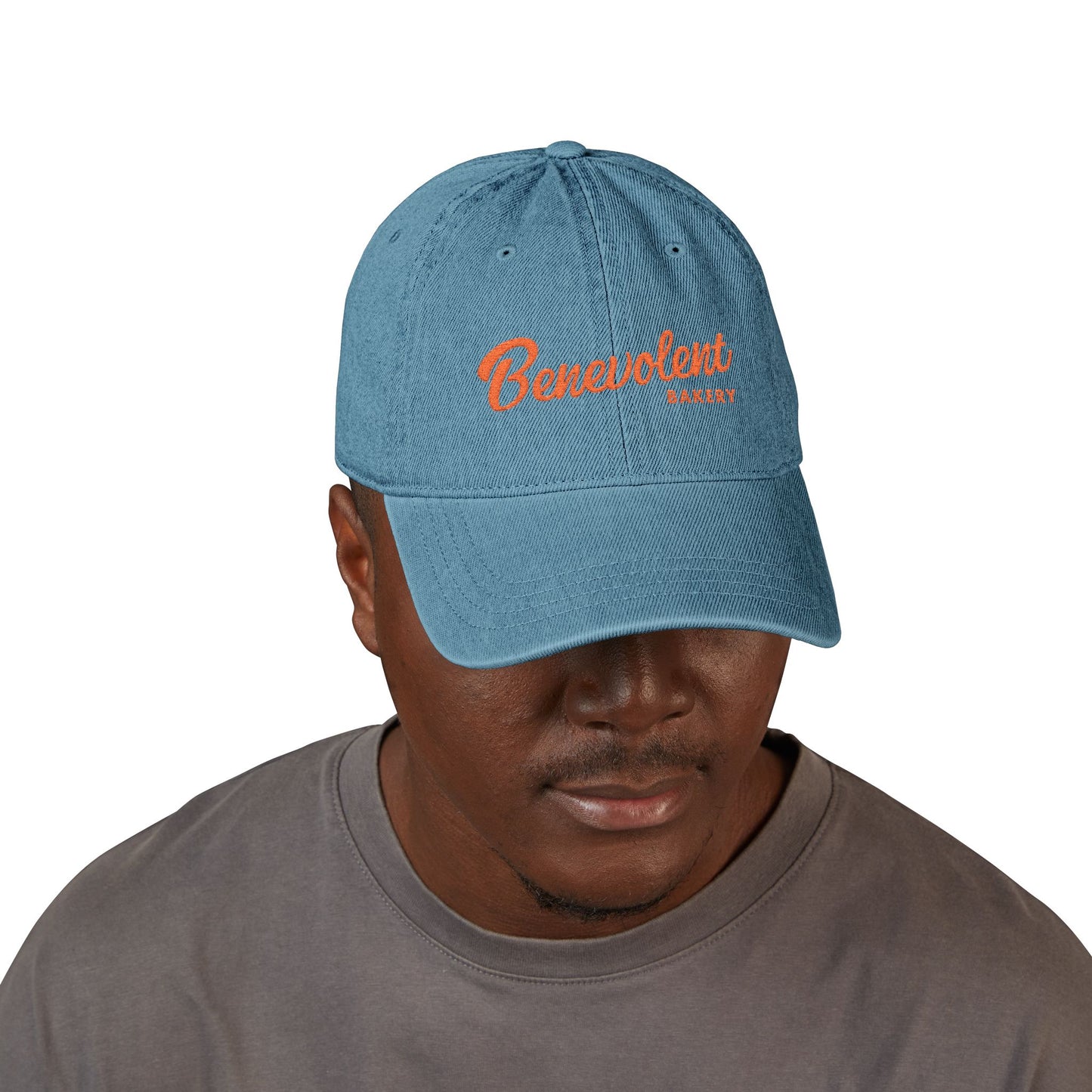 Benevolent Bakery Denim Hat | Embroidered