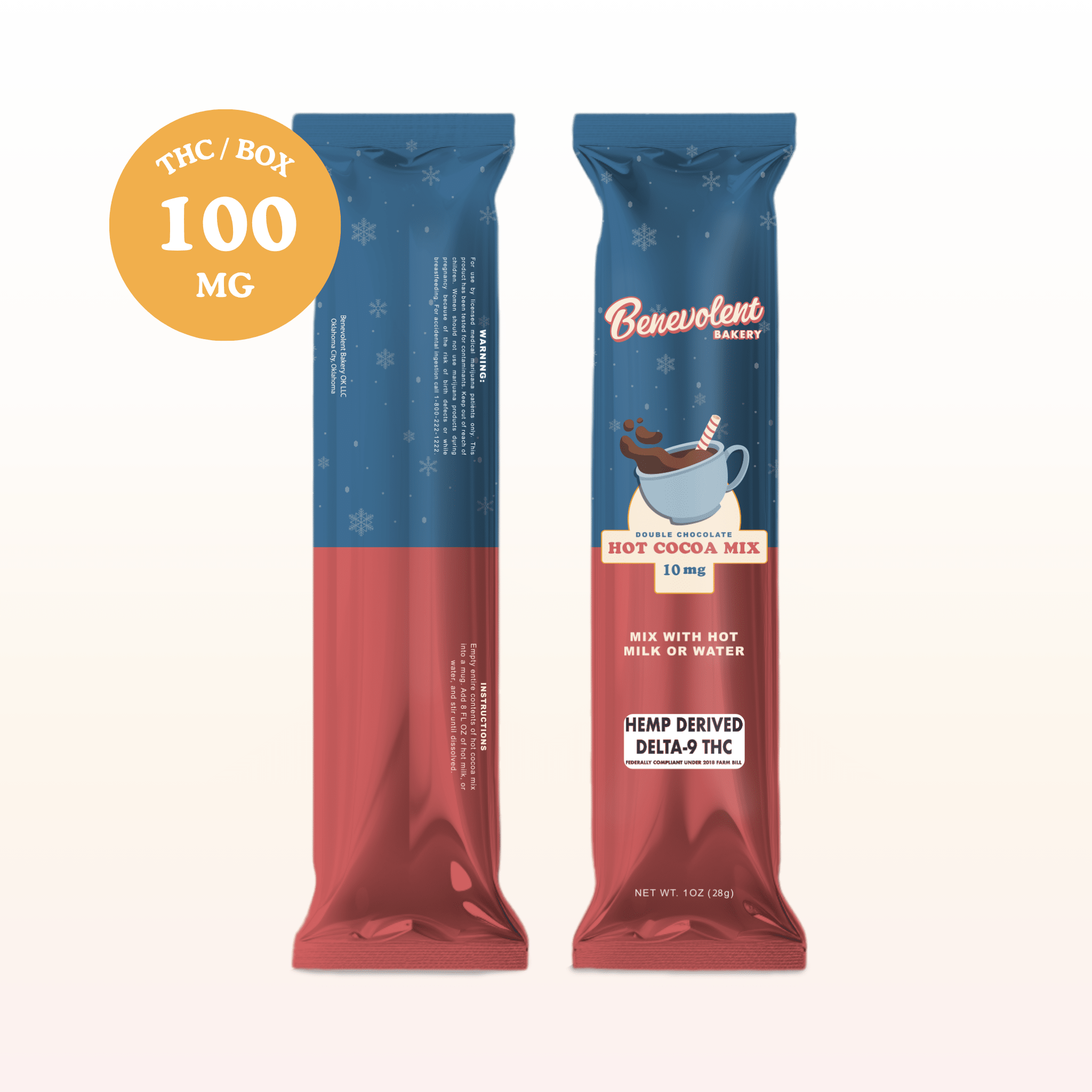 Delicious Hot Cocoa Mix - 100 mg of Indulgent Flavor – Benevolent