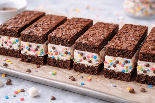 Brownie Mix Ice Cream Sandwiches - Benevolent Bakery