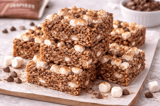 Hot Cocoa Rice Krispie Treats - Benevolent Bakery