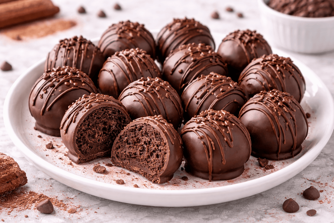 Brownie Mix Fudge Truffles - Benevolent Bakery