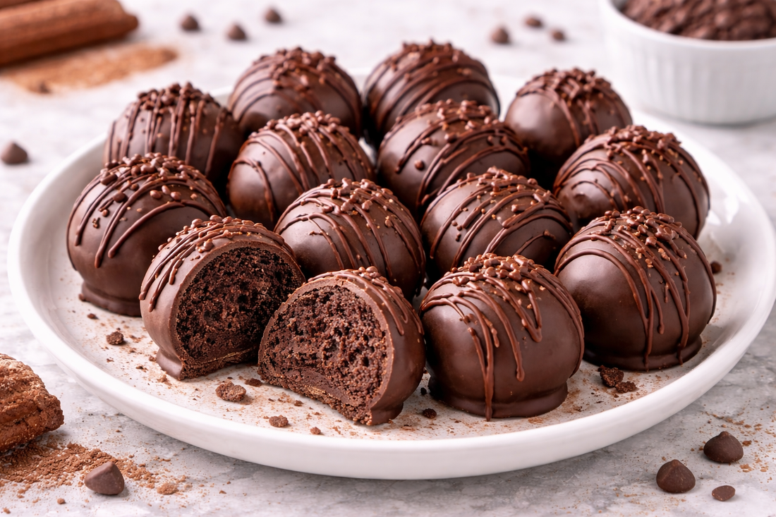 Dosed brownie mix fudge truffles for a 21+ Halloween party