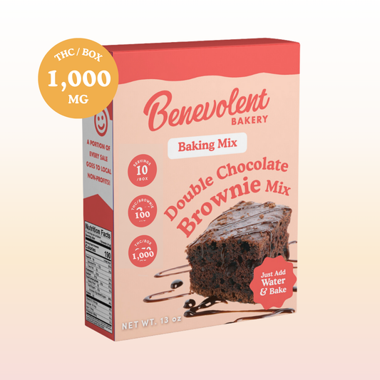 Double Chocolate Brownie Mix - 1,000 mg