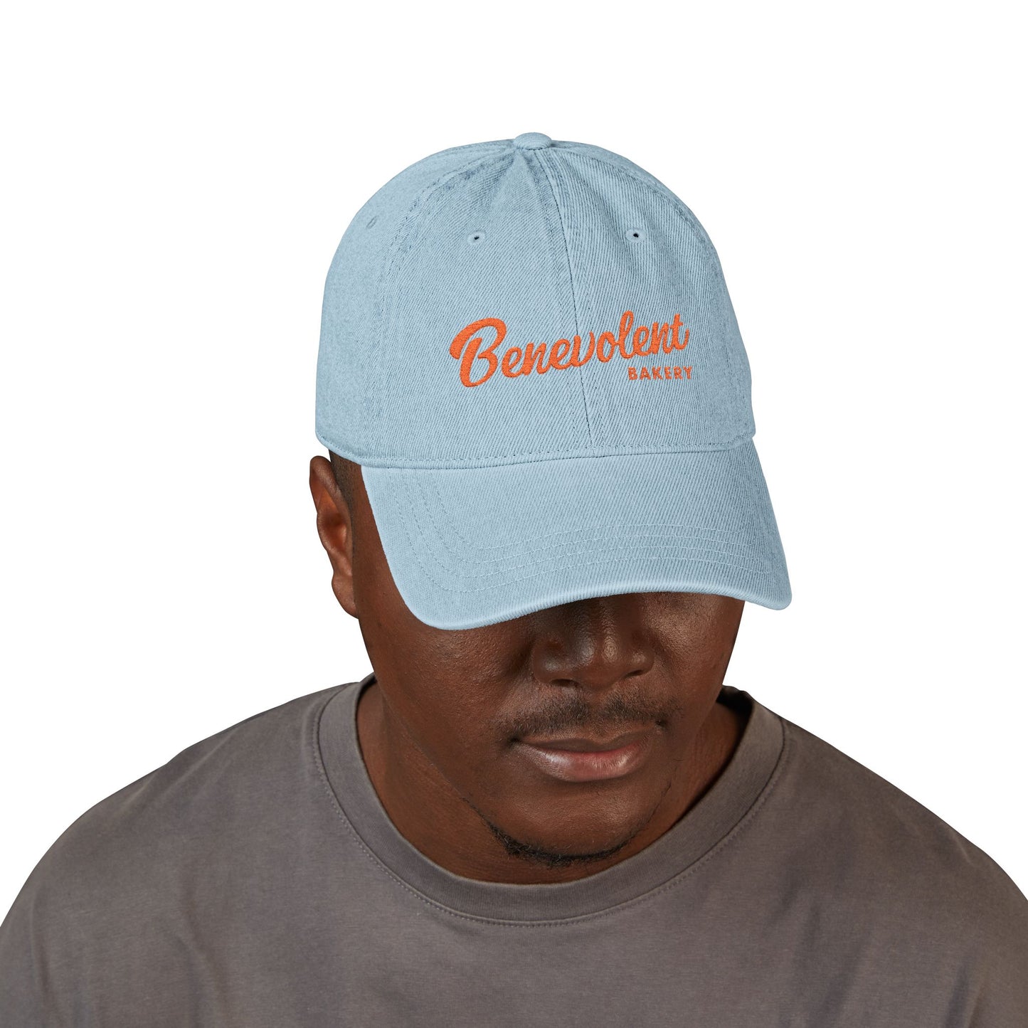 Benevolent Bakery Denim Hat | Embroidered
