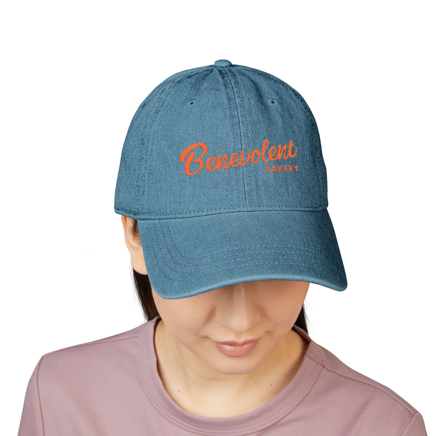 Benevolent Bakery Denim Hat | Embroidered