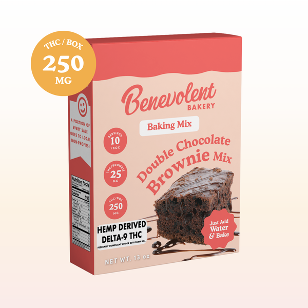 Double Chocolate Brownie Mix - 250 mg – Benevolent Bakery