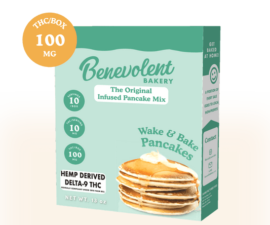 Wake & Bake Pancake Mix - 100 mg - Benevolent Bakery
