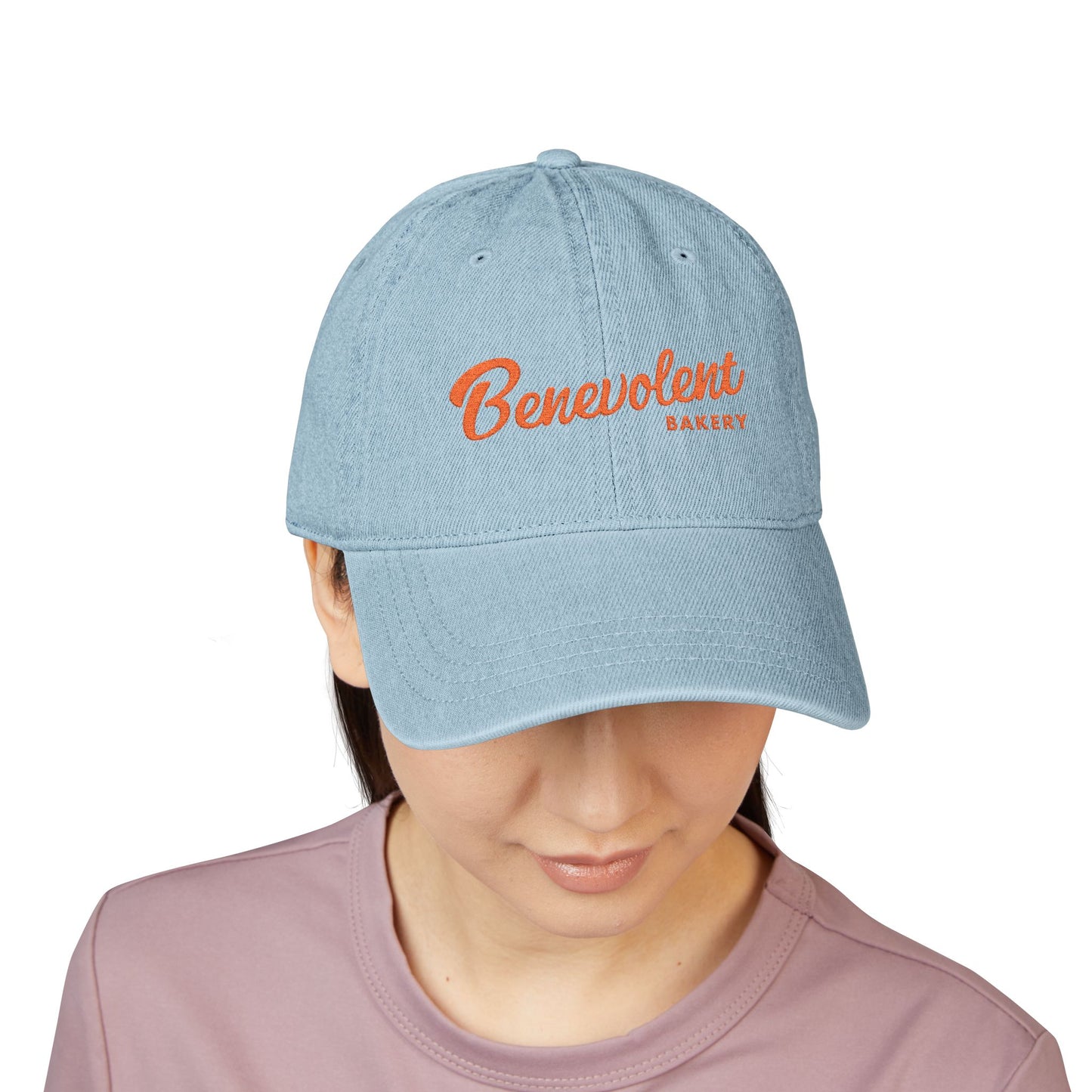 Benevolent Bakery Denim Hat | Embroidered