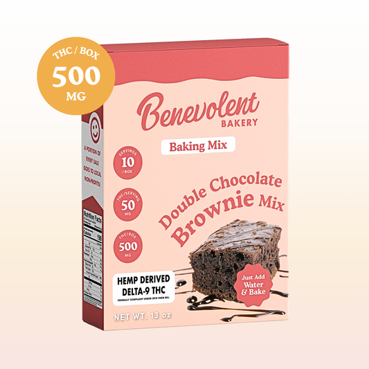 Double Chocolate Brownie Mix - 500 mg