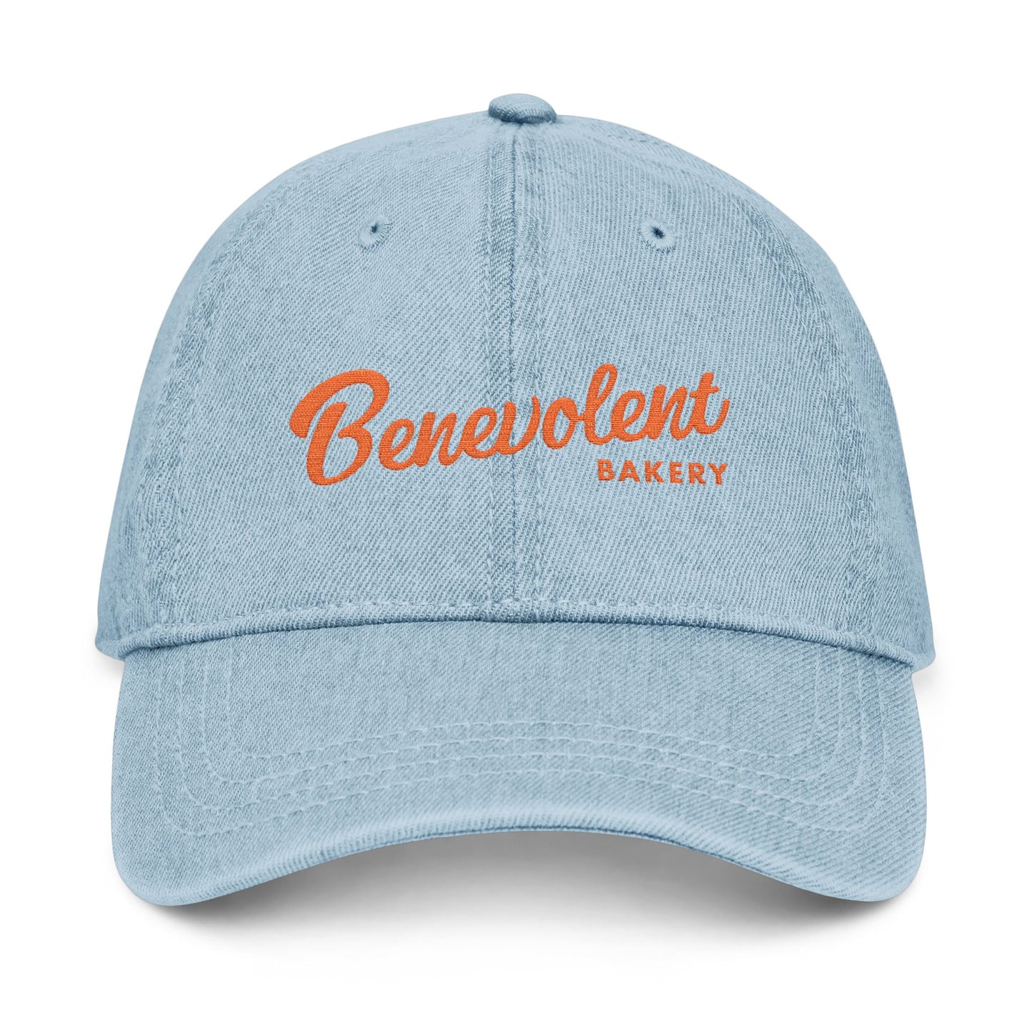 Benevolent Bakery Denim Hat | Embroidered